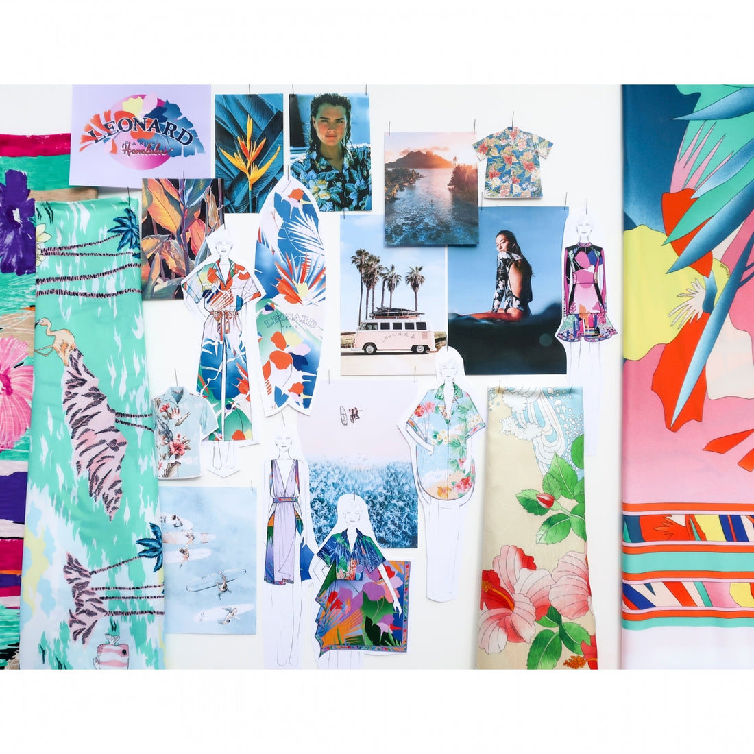Collection - Moodboard SS 2021 ; Leonard x Christine Phung