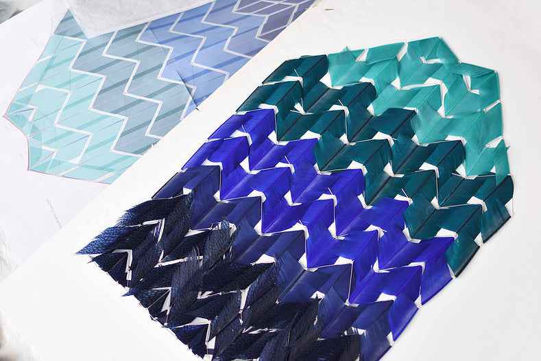 Collaboration - Feathers ; Christine Phung x Janaïna Milheiro
