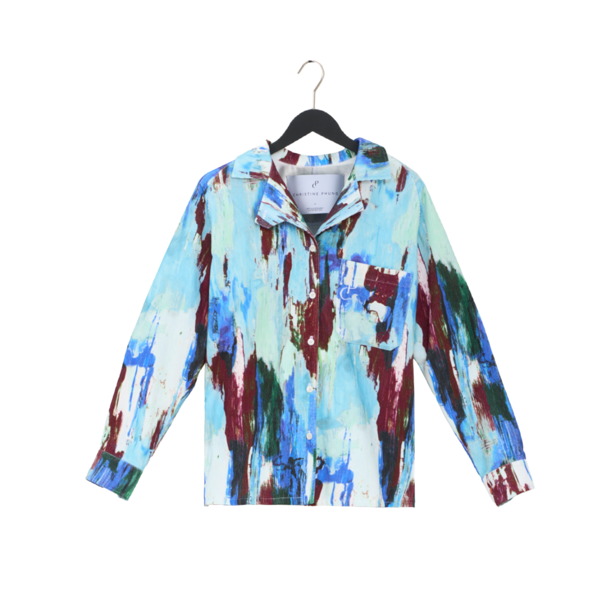 ALPHA Printed Velvet Shirt
