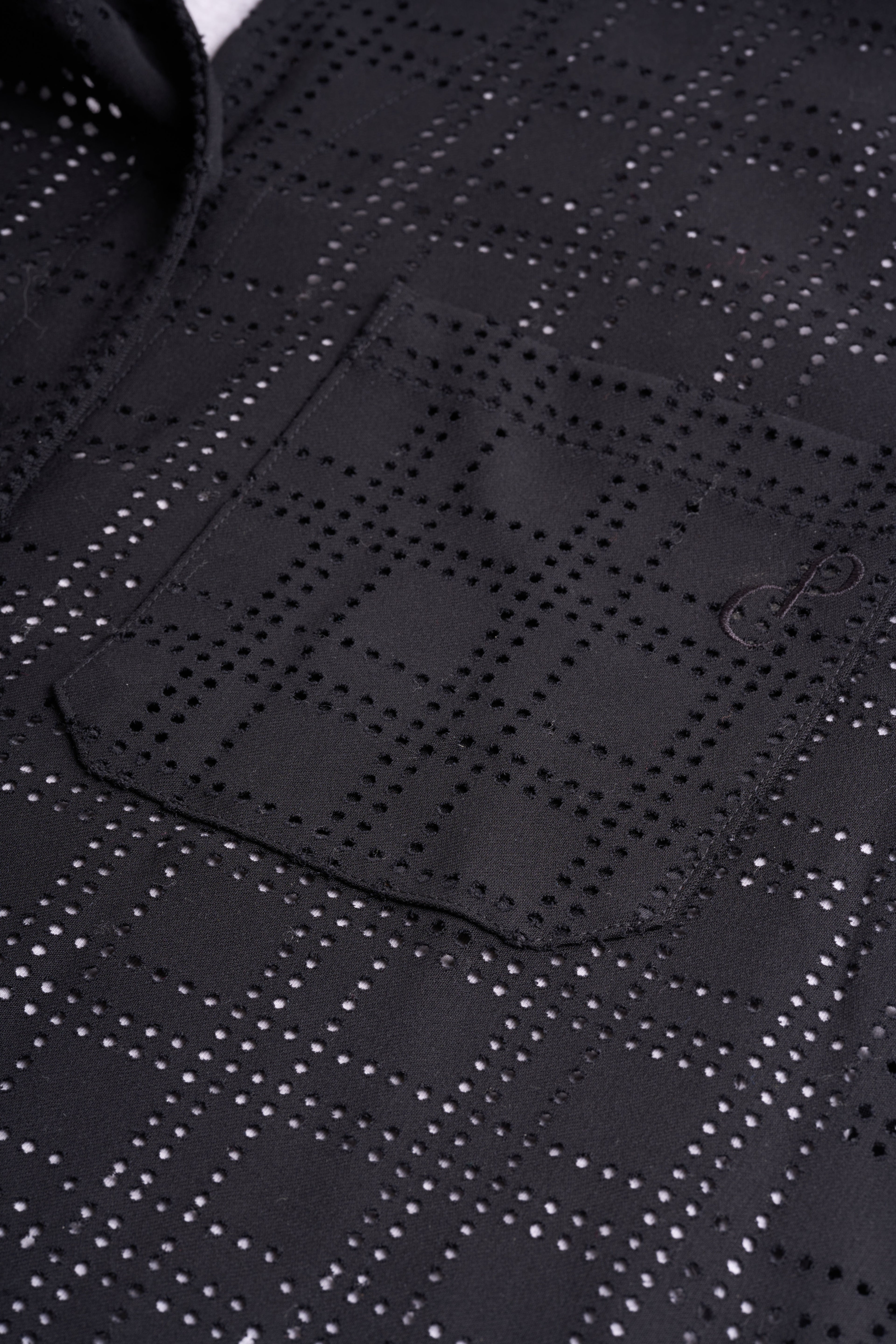 CHEMISE CHECKERS NOIRE manches courtes