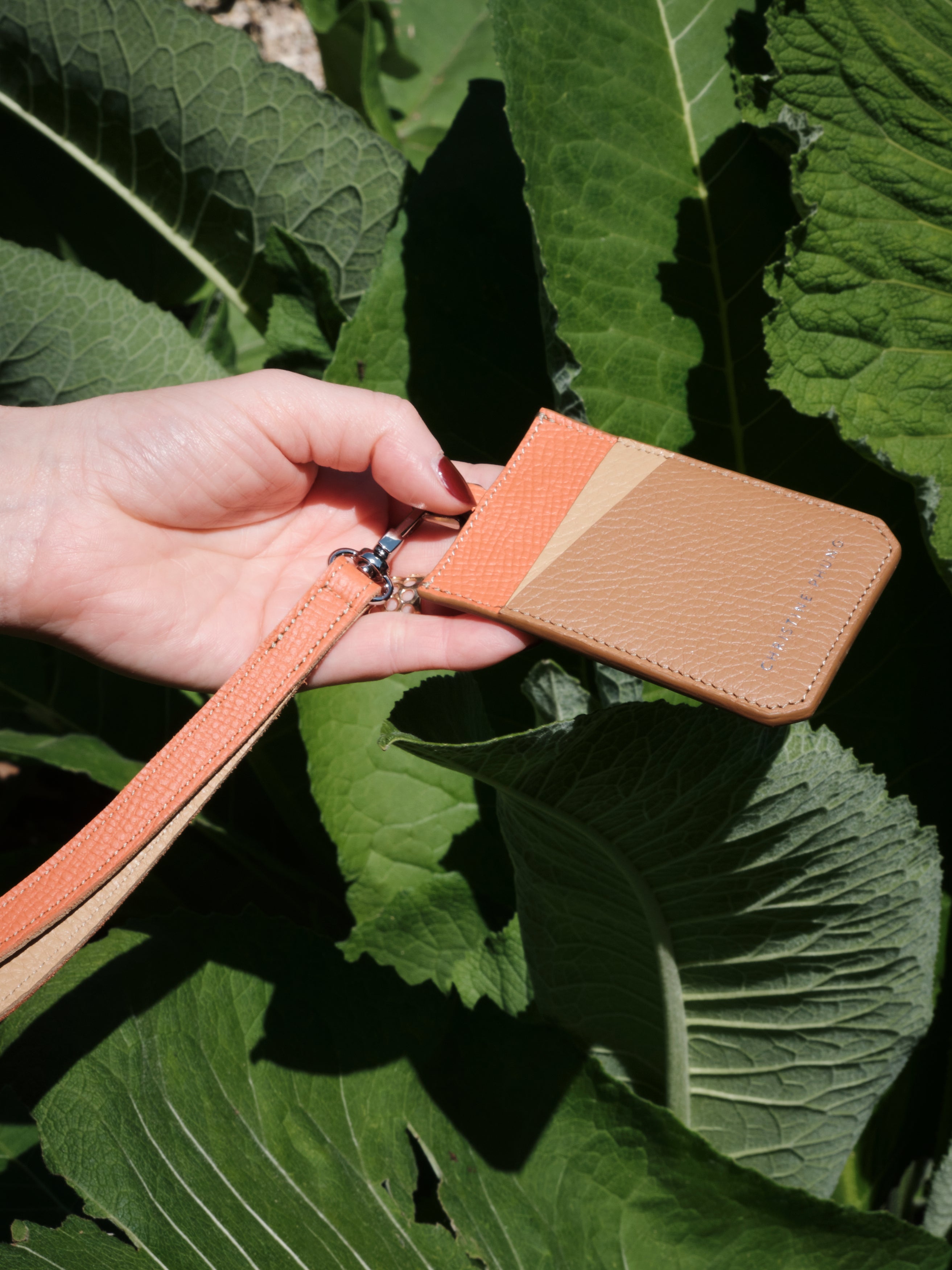 PORTE CARTES CARAMEL