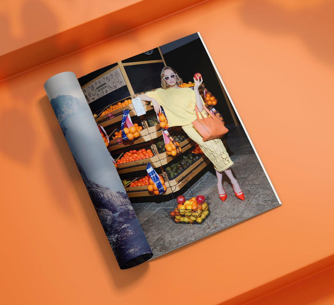 Notre sac cabas orange repéré dans Femme Actuelle