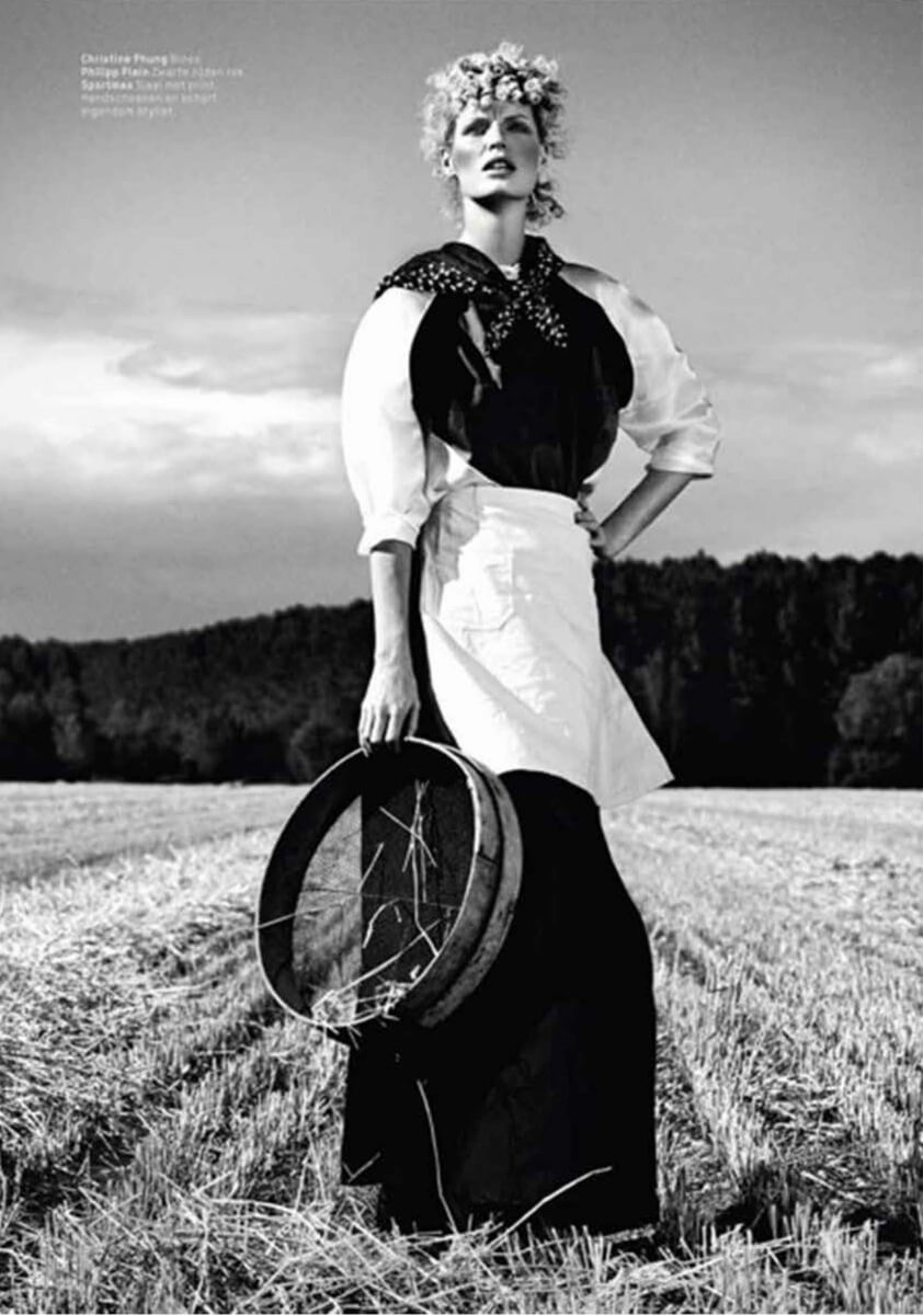 Editorial - Our shirt in L'Officiel