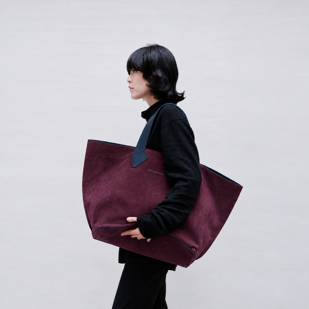 SAC CABAS XL AUBERGINE