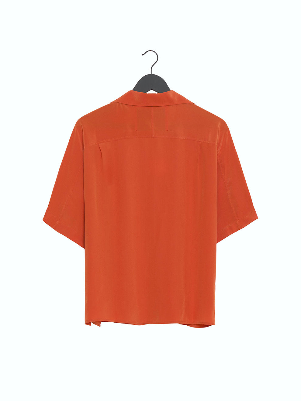 ALPHA Orange Silk Shirt