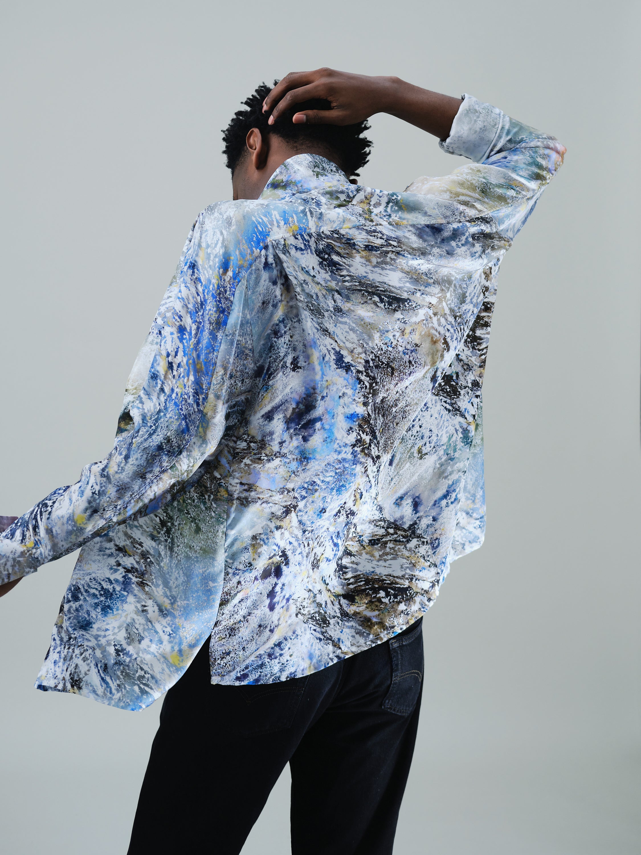 CHEMISE ALPHA CHUTES en soie