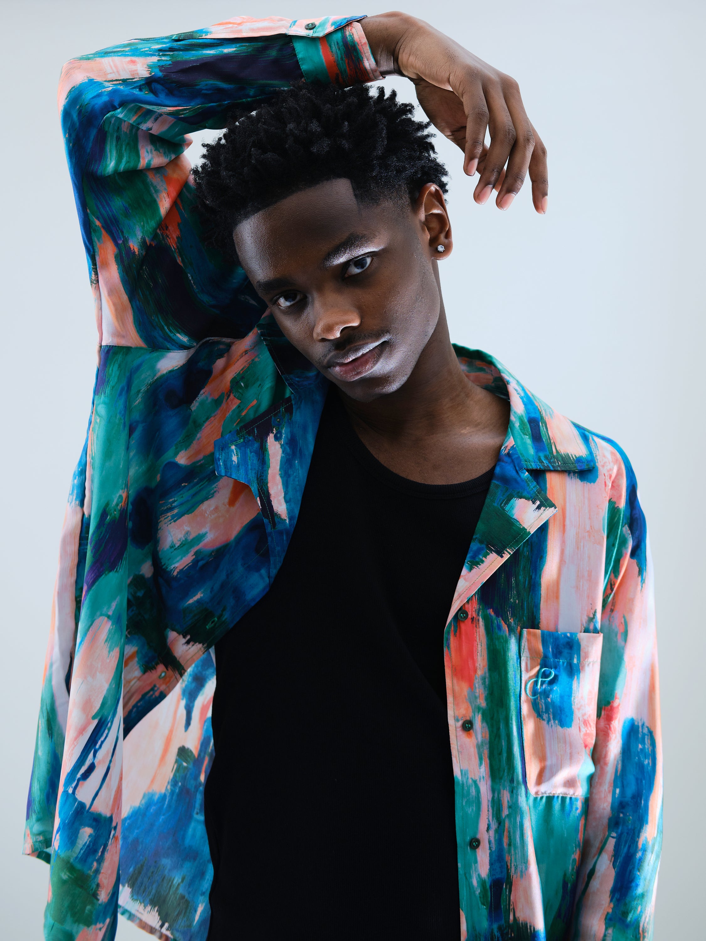 Chemise ALPHA Aura en soie