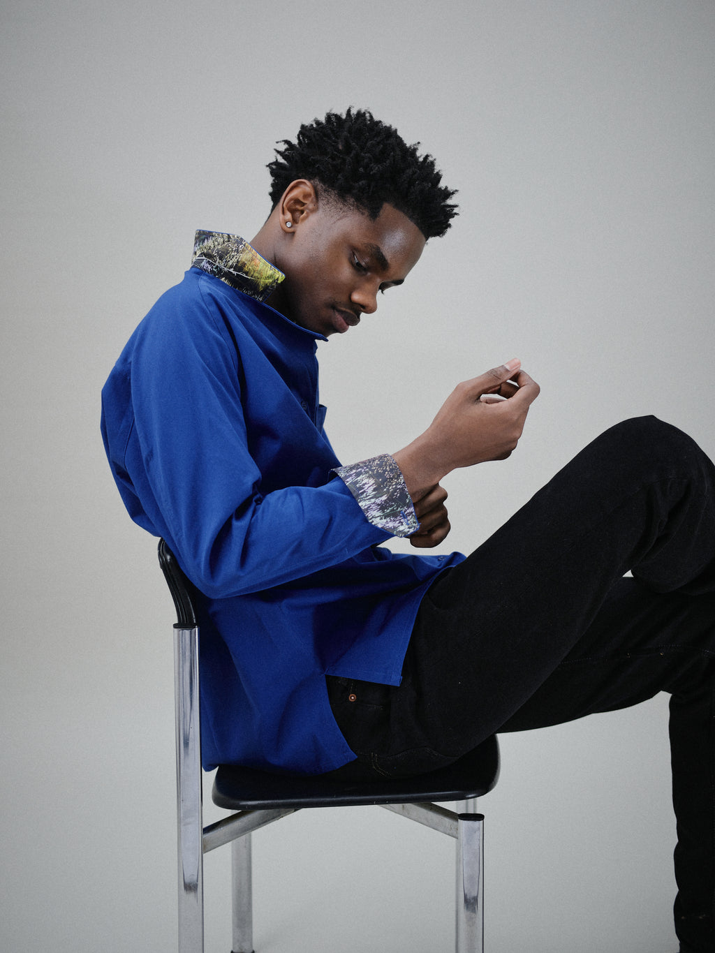 CHEMISE ALPHA ELECTRICO BLUE