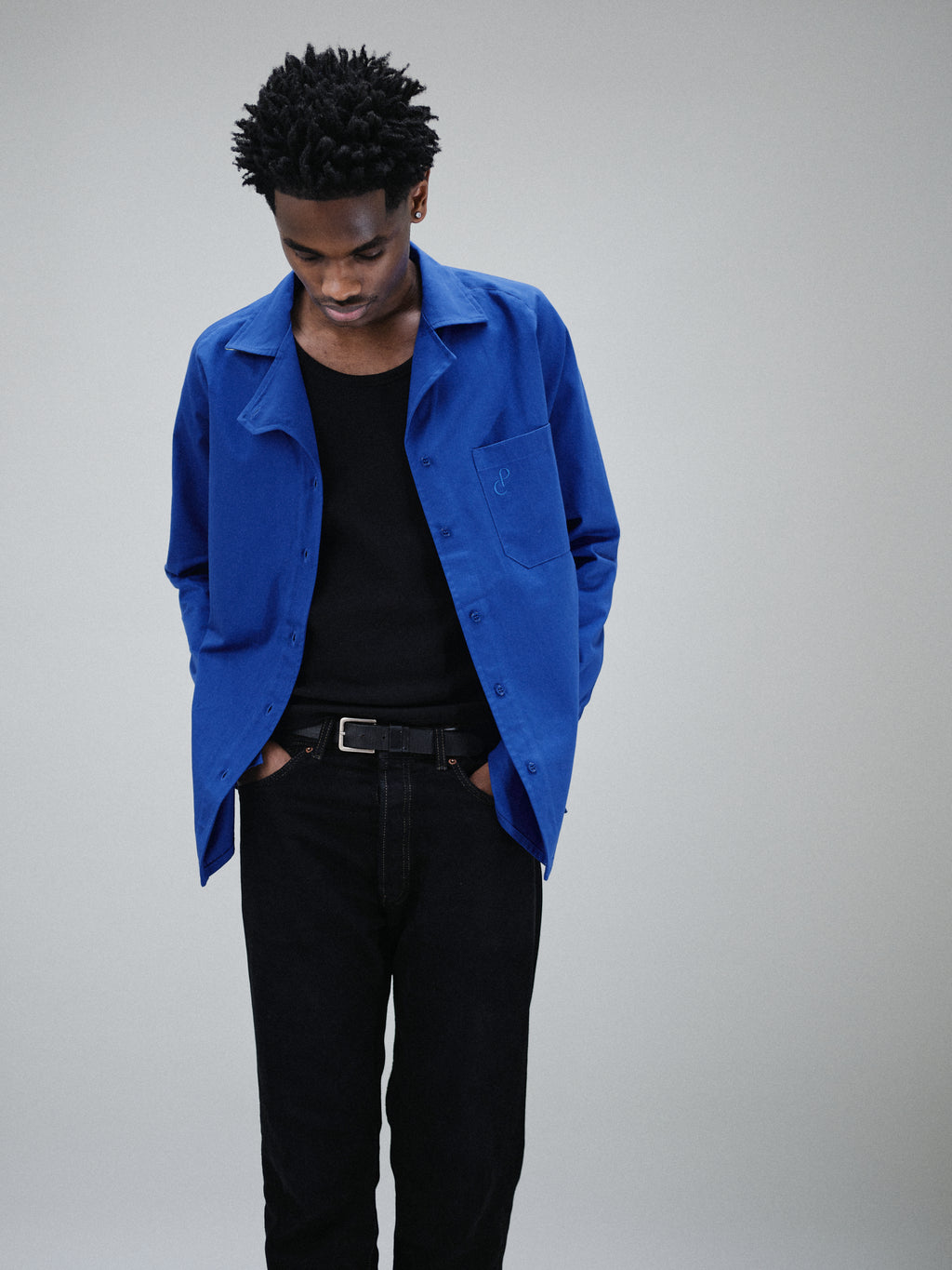 CHEMISE ALPHA ELECTRICO BLUE