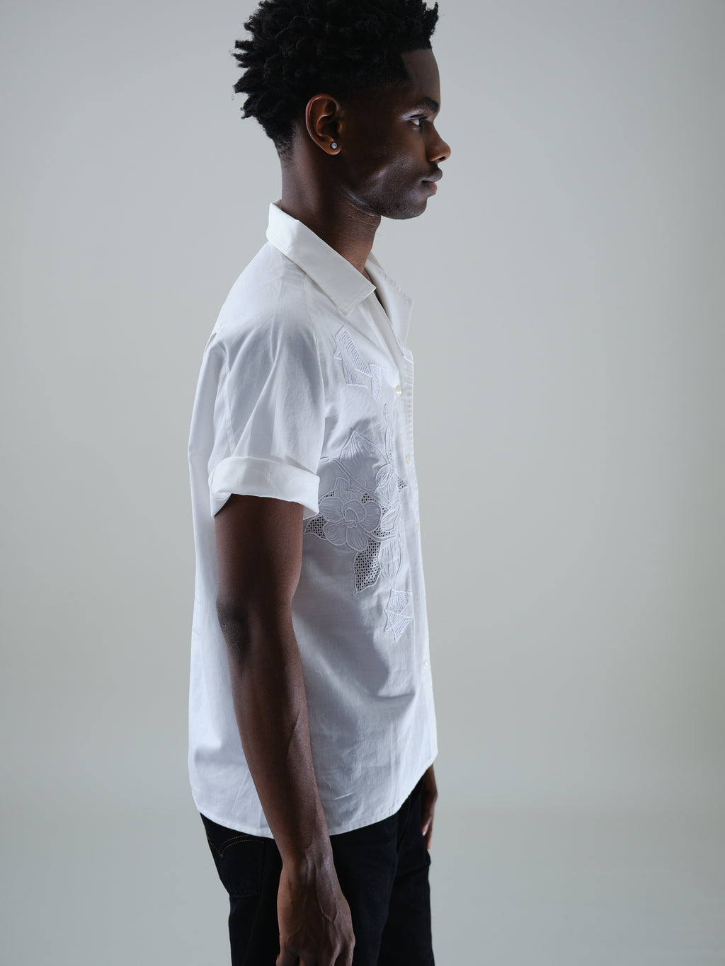 Hand Embroidered ALPHA Shirt