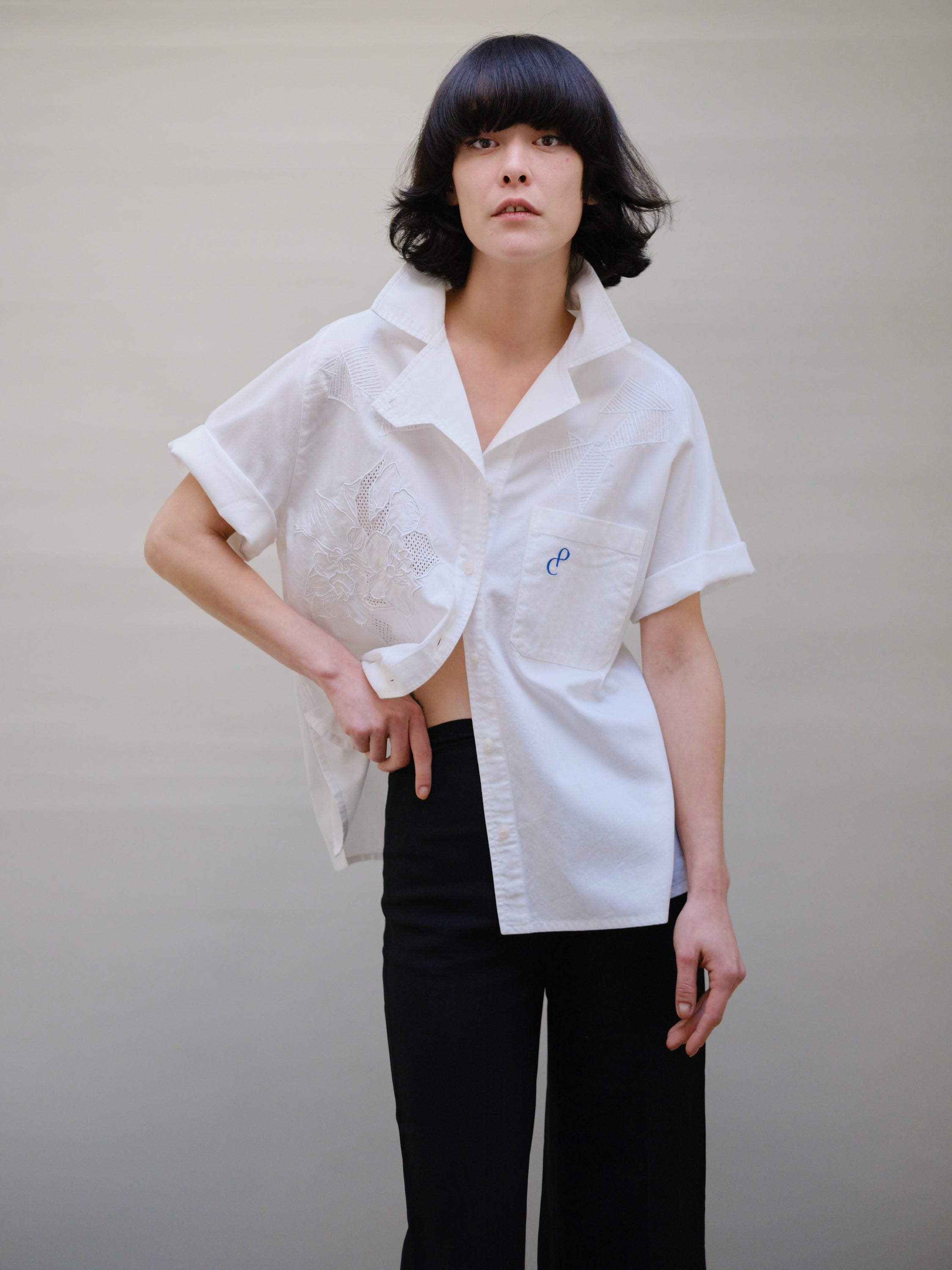 Hand Embroidered ALPHA Shirt