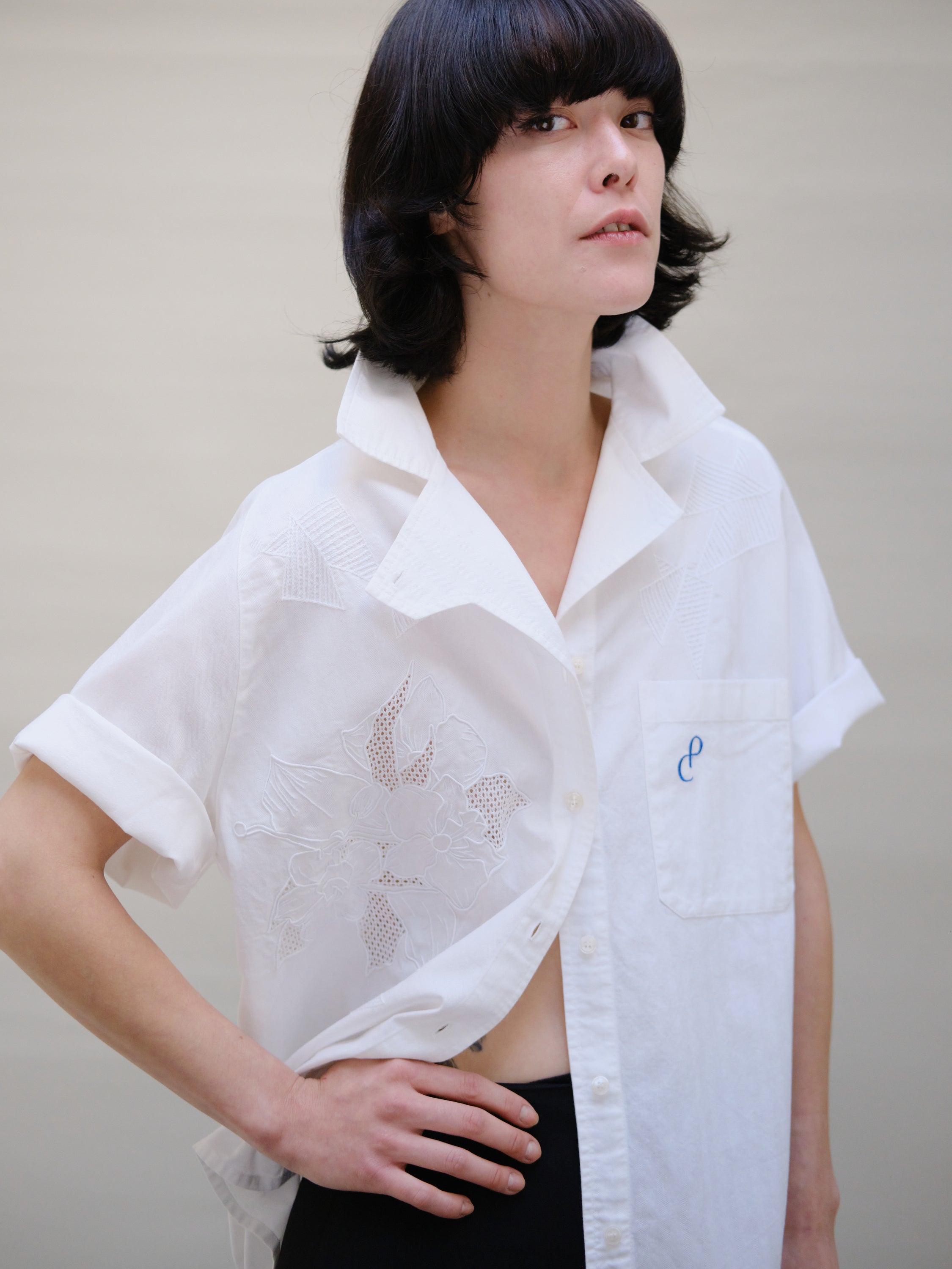 Hand Embroidered ALPHA Shirt