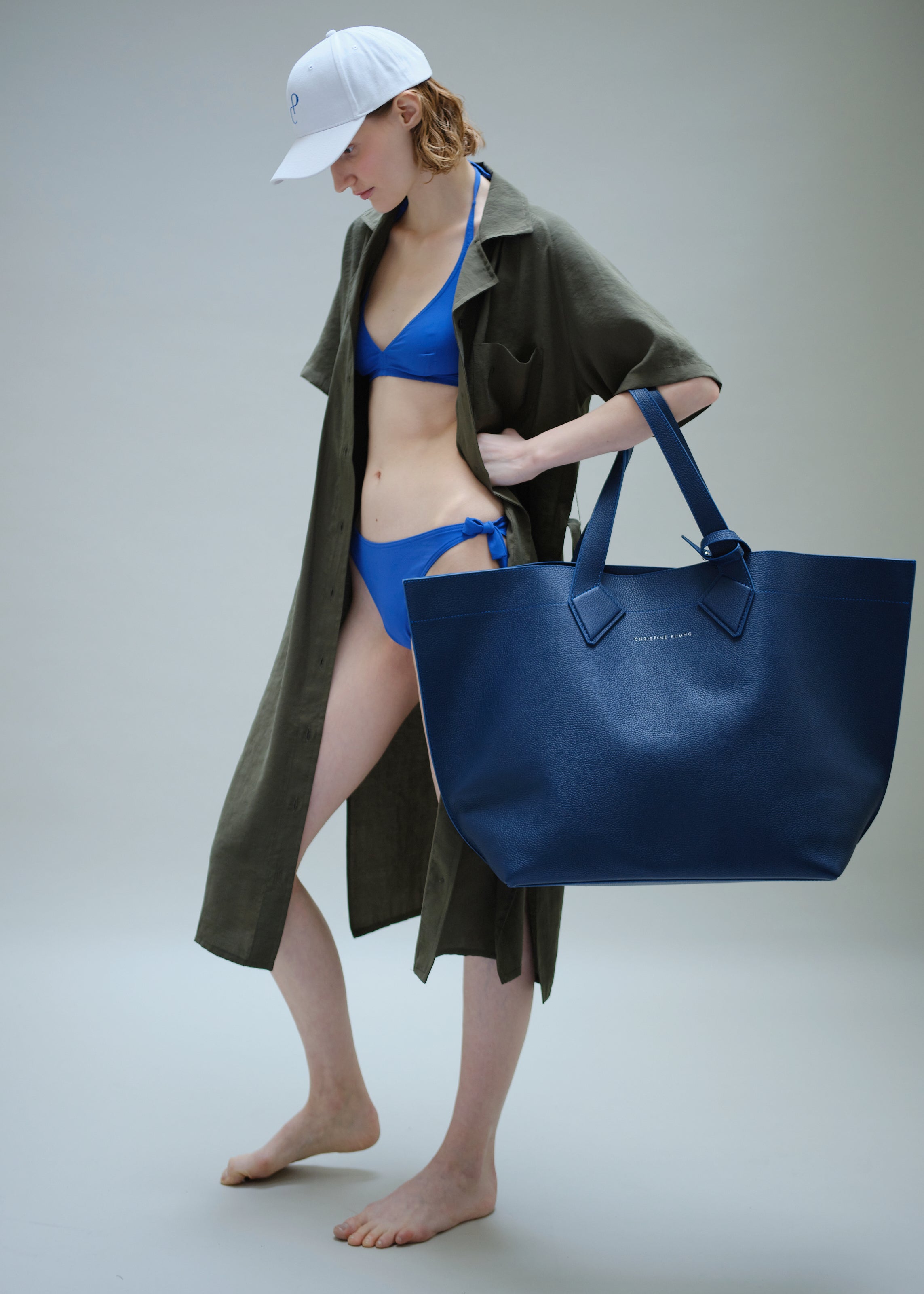 XL NAVY TOTE BAG – Christine Phung Design