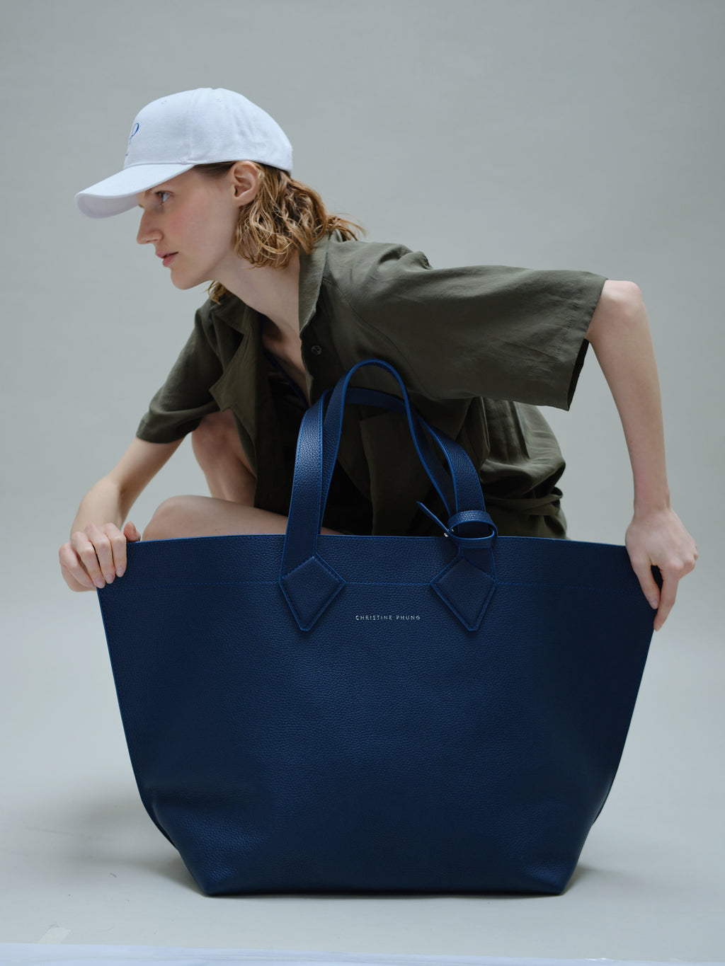 XL NAVY TOTE BAG