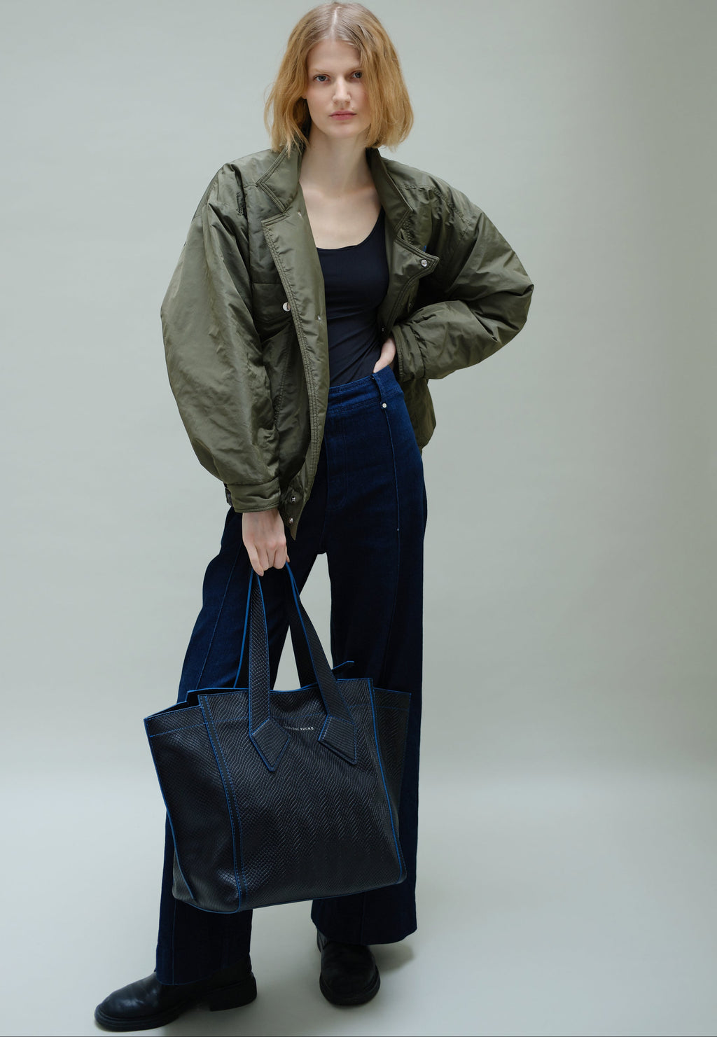 VESPER BLACK L CABAS