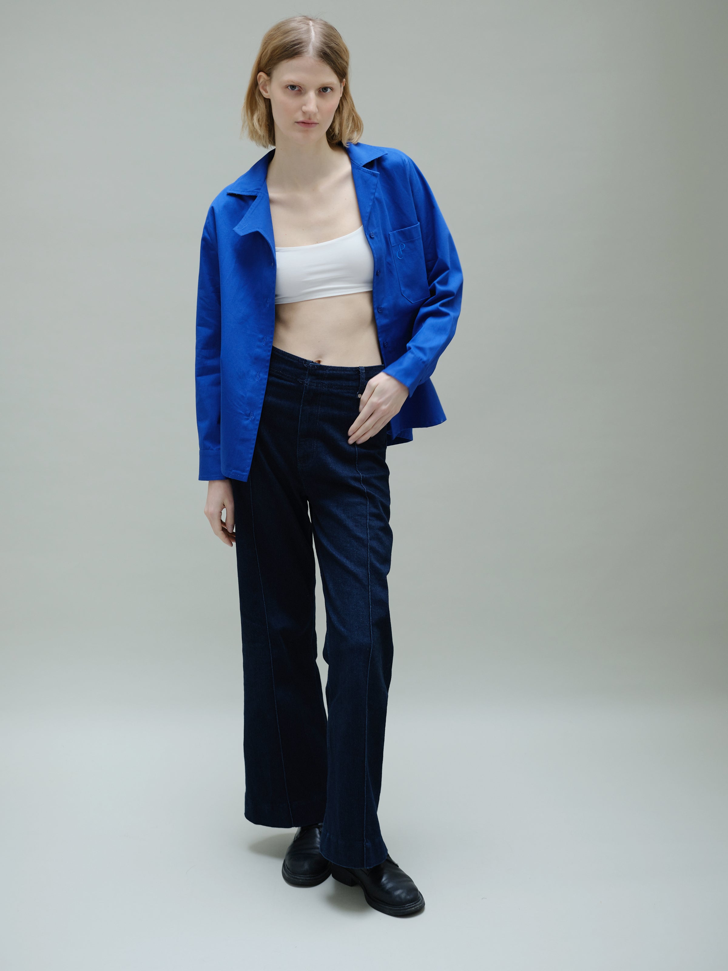 ALPHA ELECTRICO BLUE SHIRT