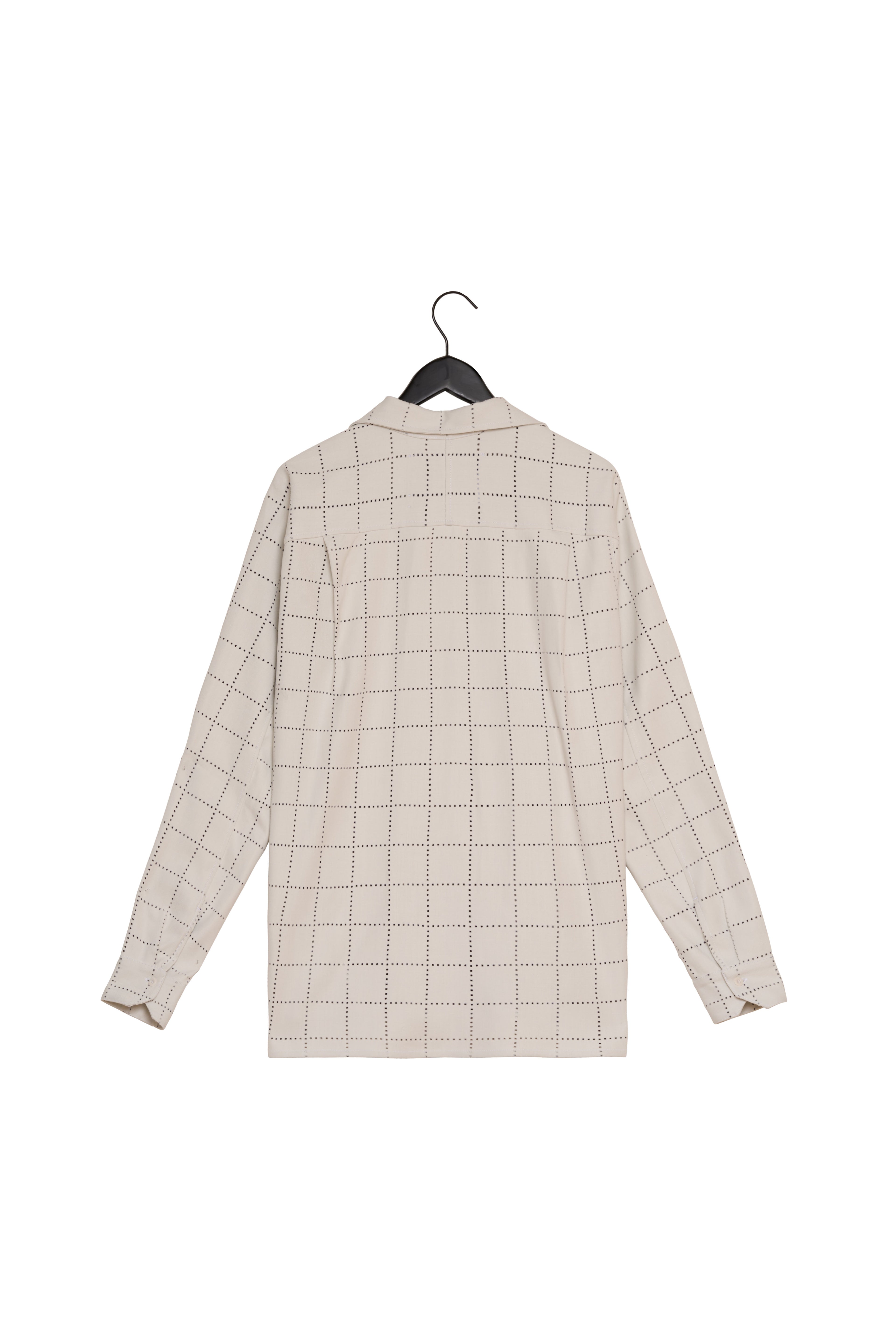 CHEMISE CHECKERS BLANCHE manches longues