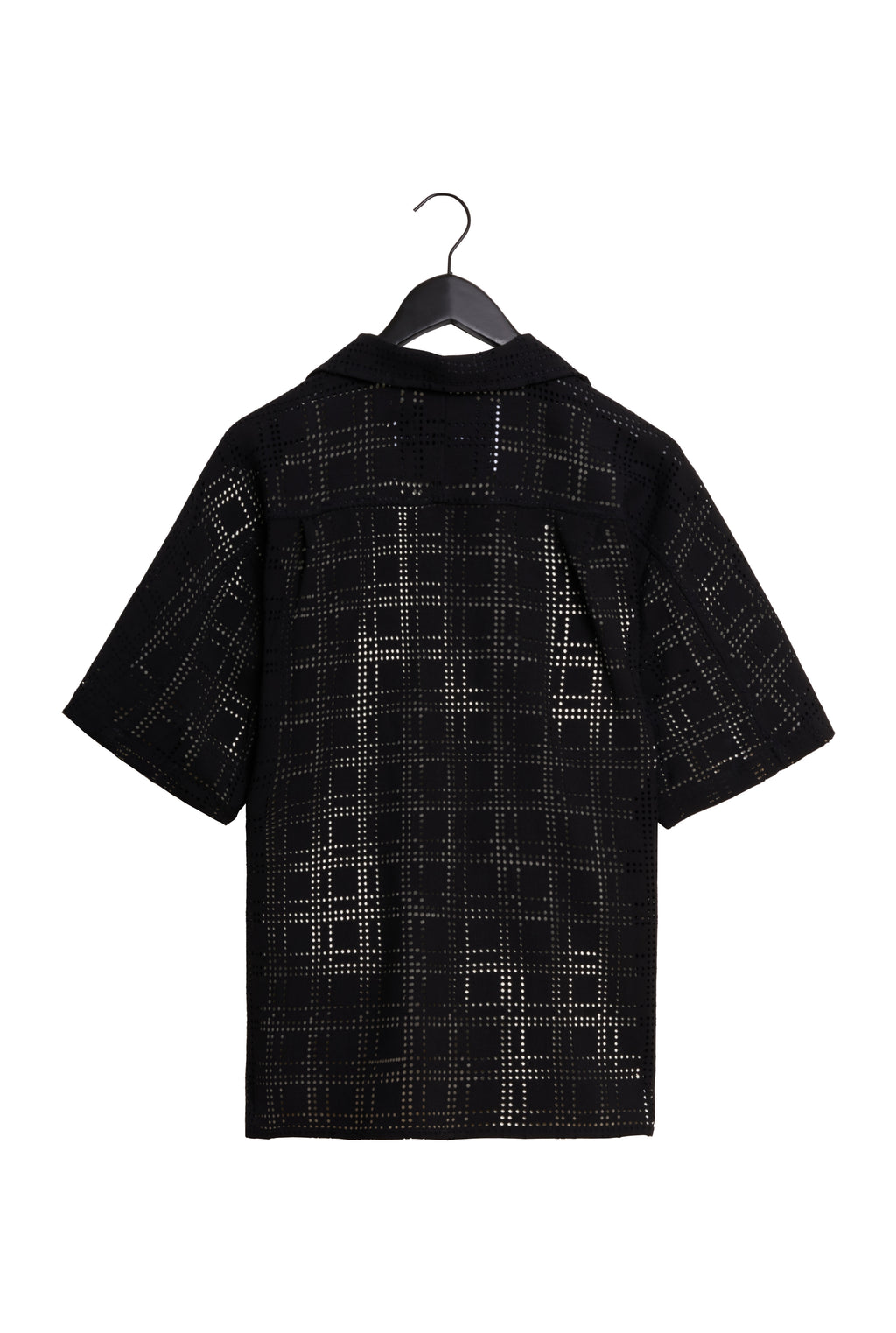 CHEMISE CHECKERS NOIRE manches courtes