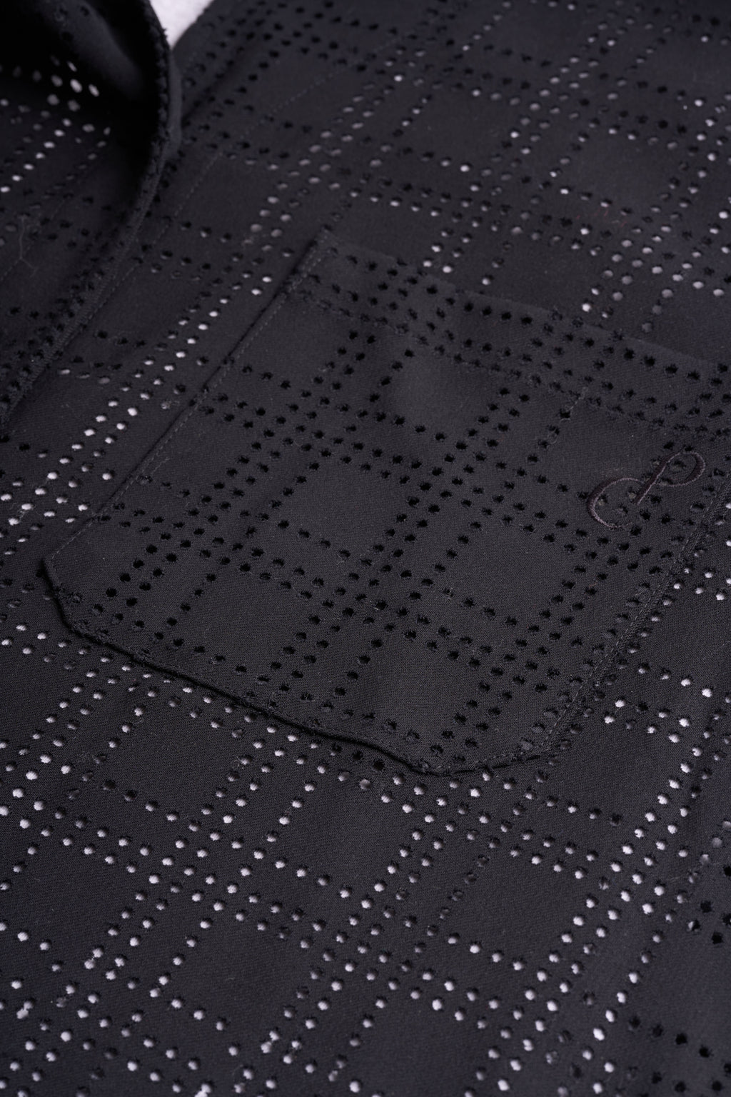 CHEMISE CHECKERS NOIRE manches courtes
