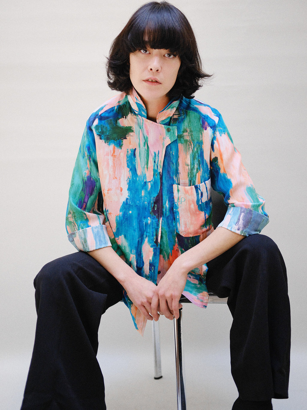 Chemise ALPHA Aura en soie