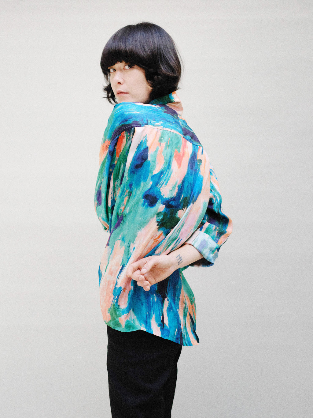 Chemise ALPHA Aura en soie