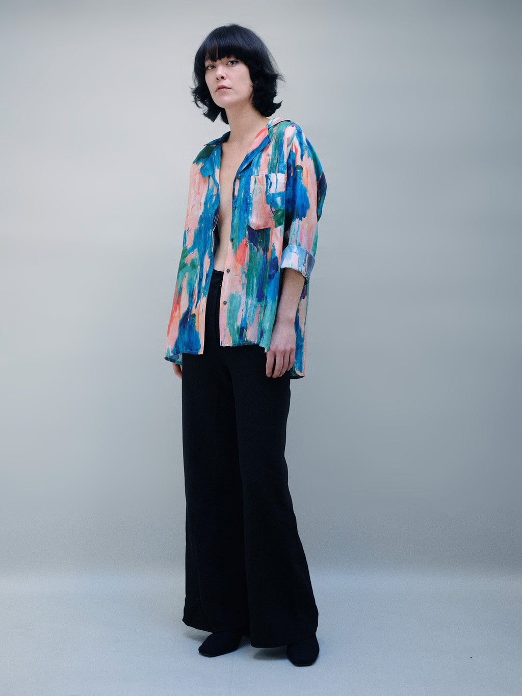 ALPHA Aura Silk Shirt