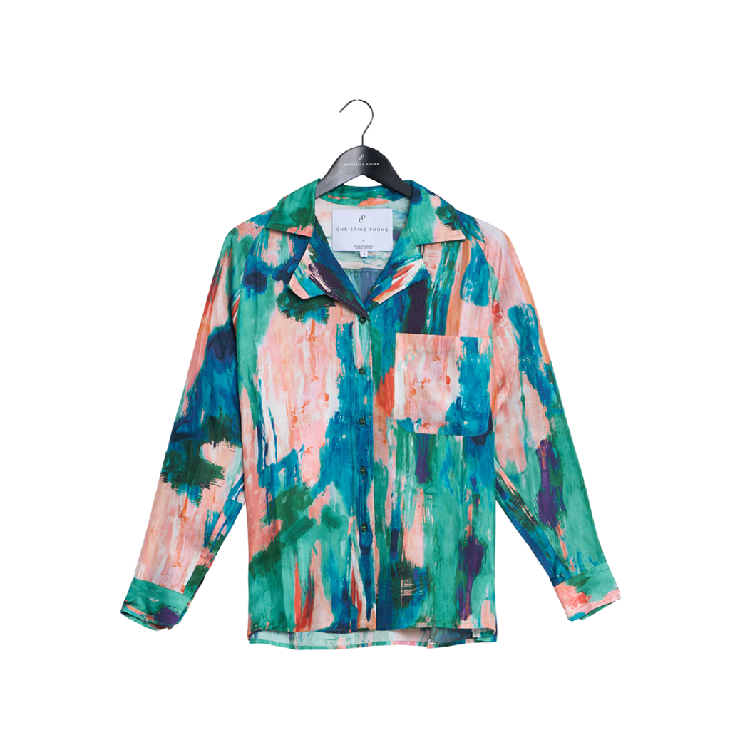 Chemise ALPHA Aura en soie