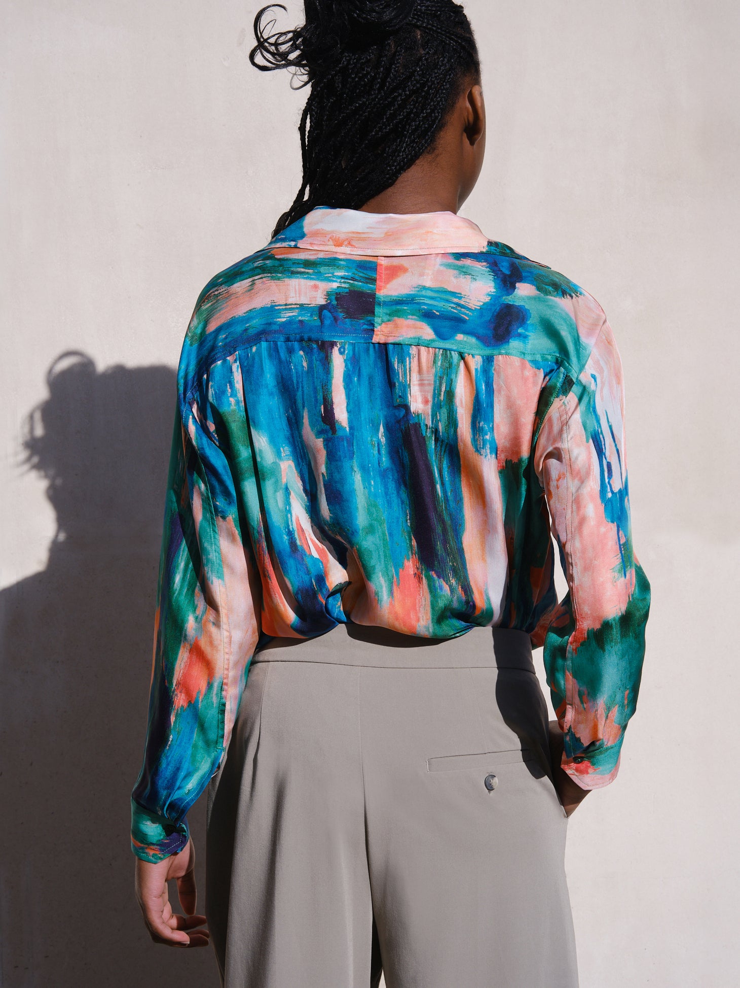 Chemise ALPHA Aura en soie