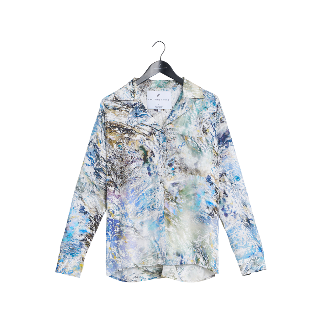 ALPHA CHUTES SILK SHIRT