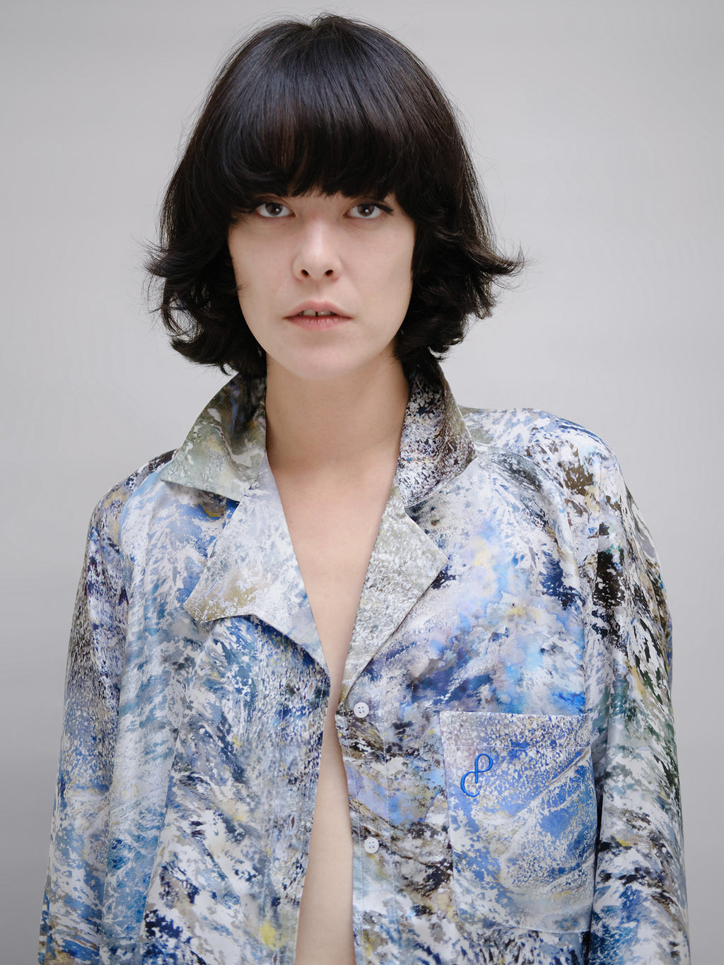 ALPHA CHUTES SILK SHIRT