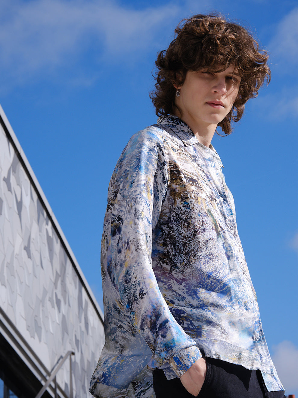 Chemise ALPHA CHUTES en soie