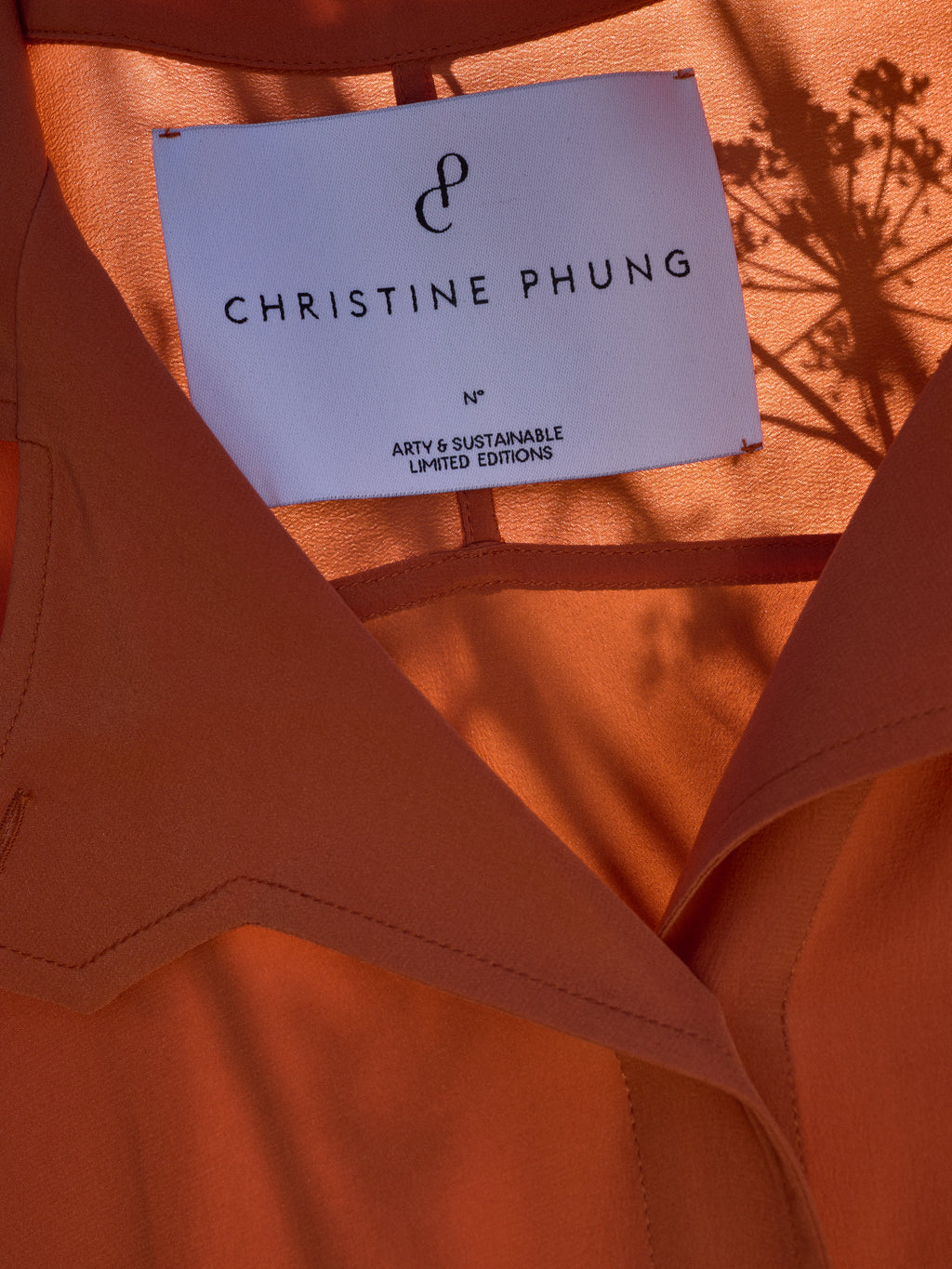 ALPHA Orange Silk Shirt