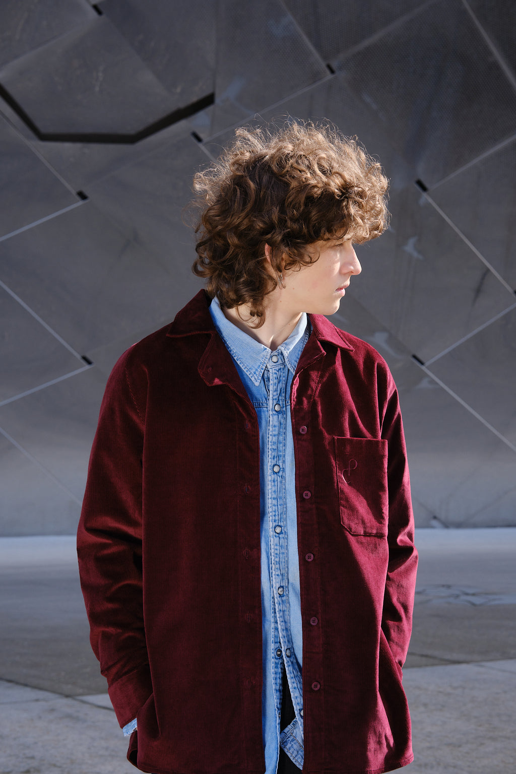 CHEMISE ALPHA BURGUNDY