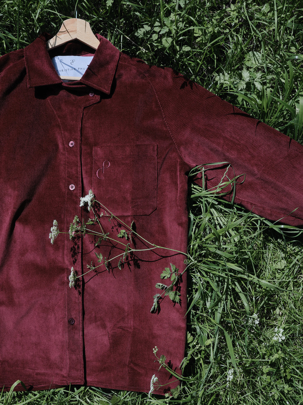 CHEMISE ALPHA BURGUNDY