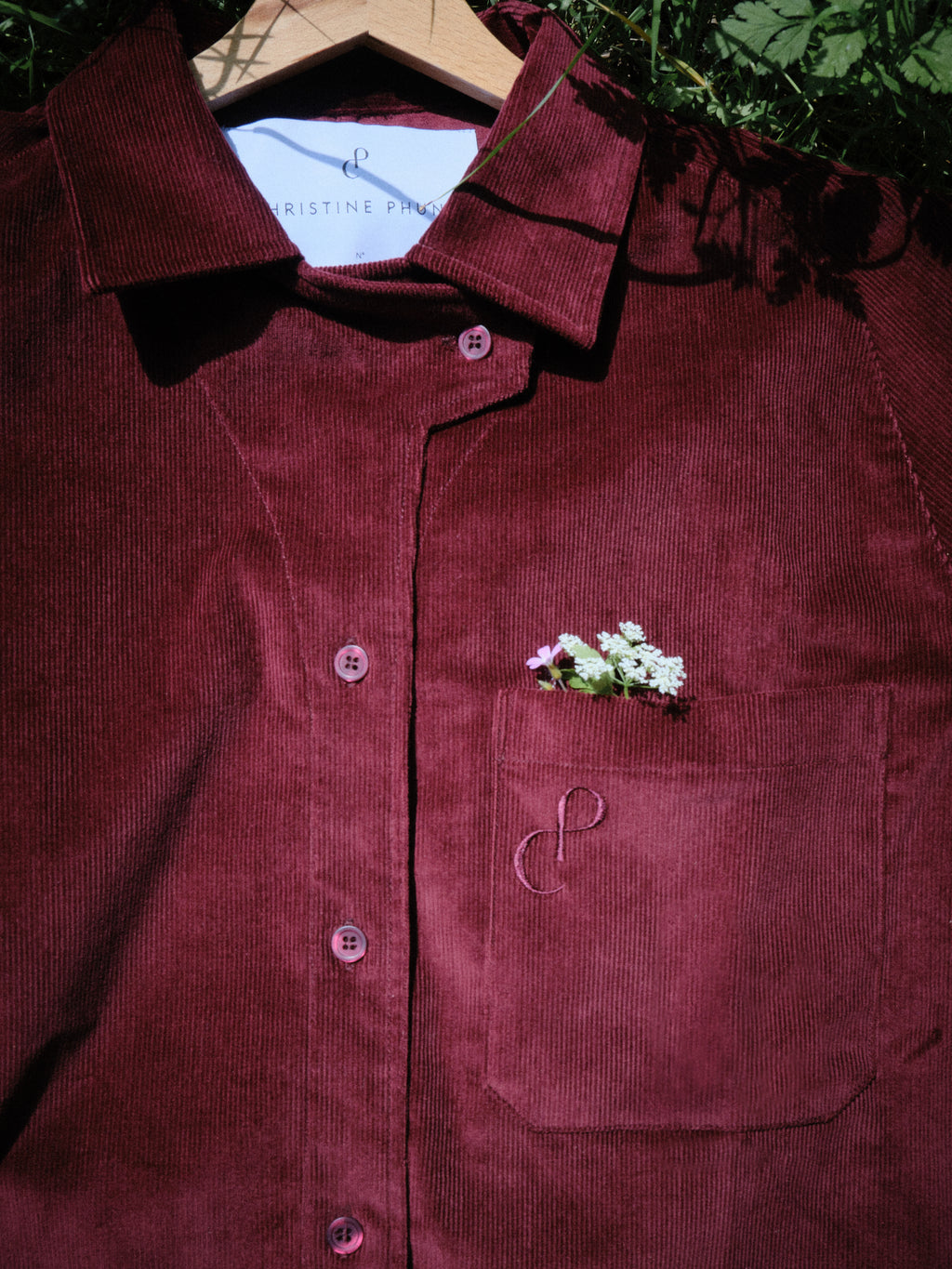 CHEMISE ALPHA BURGUNDY