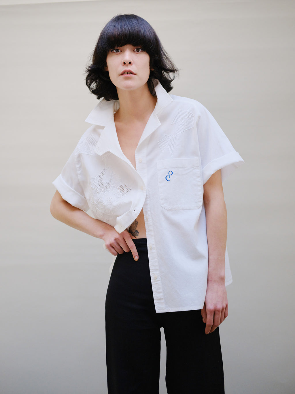 Chemise ALPHA Brodée à la main