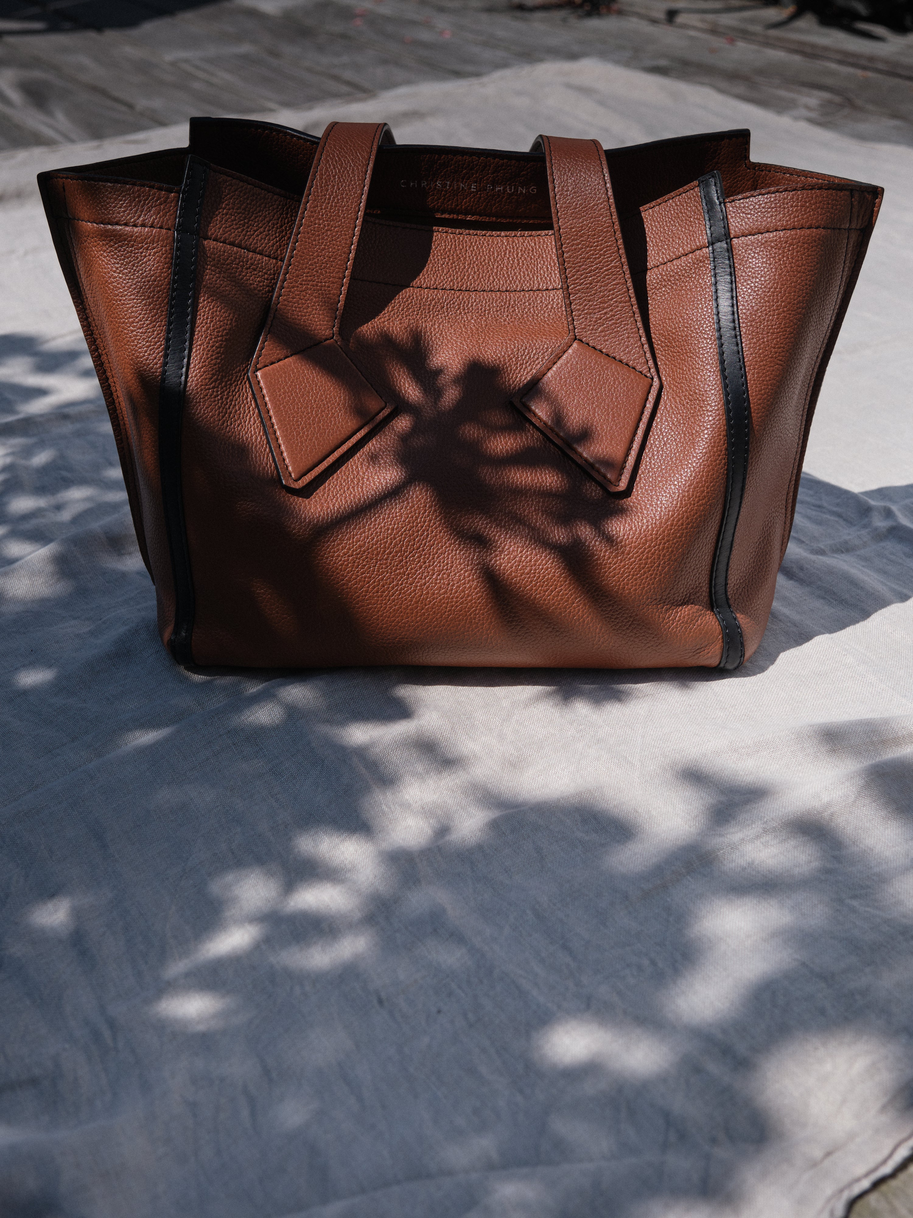 03 Duo Leather Tote Bag and Black Pool Bag PRE-ORDER