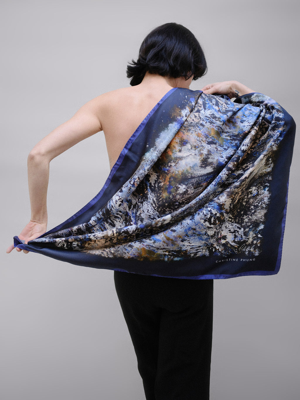 Chutes Silk Scarf