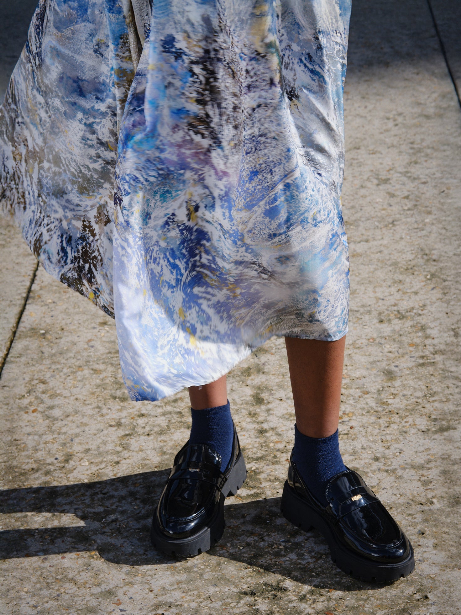 15 OMEGA Red Silk Skirt PRE ORDER