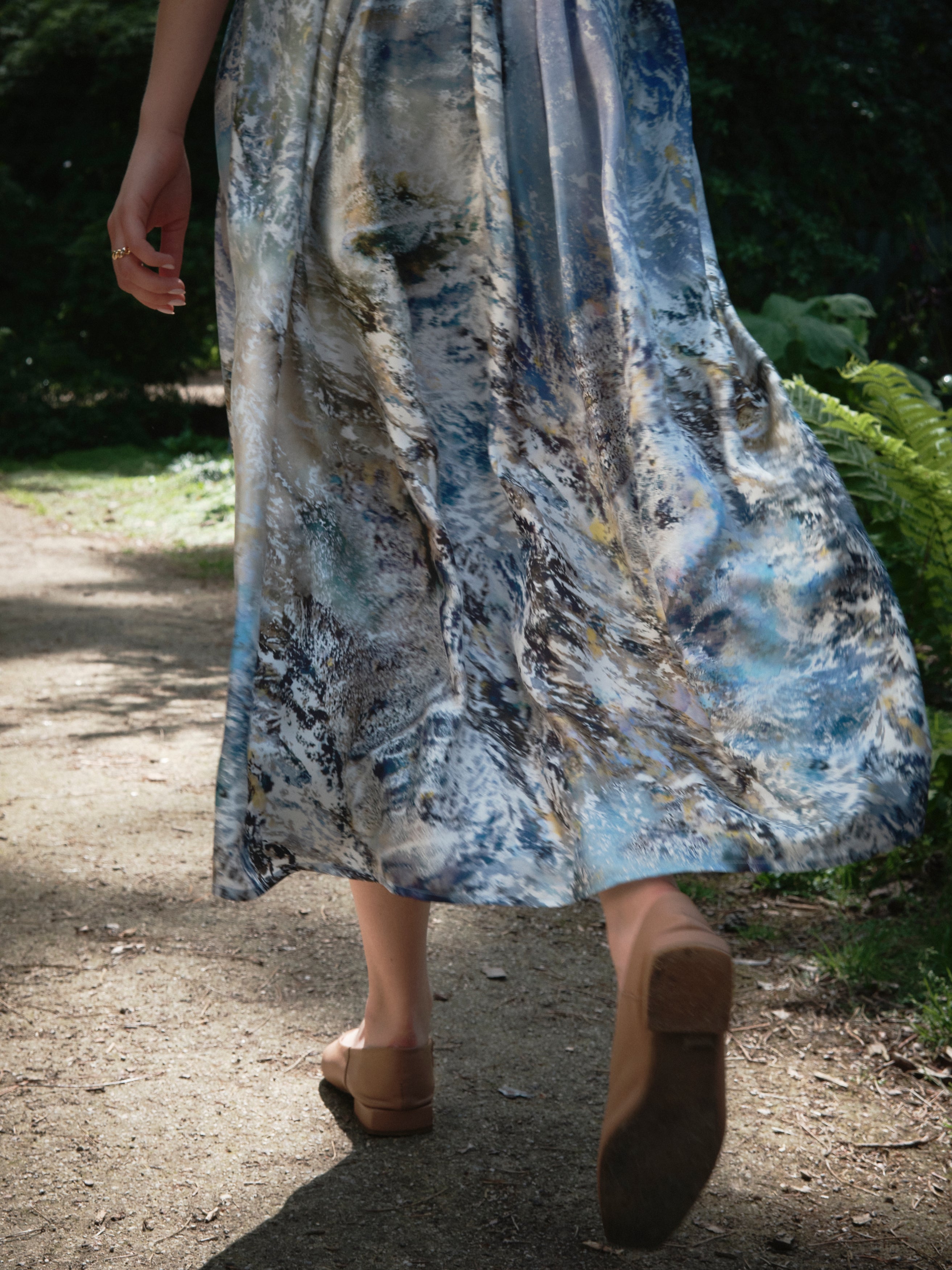 15 OMEGA Red Silk Skirt PRE ORDER