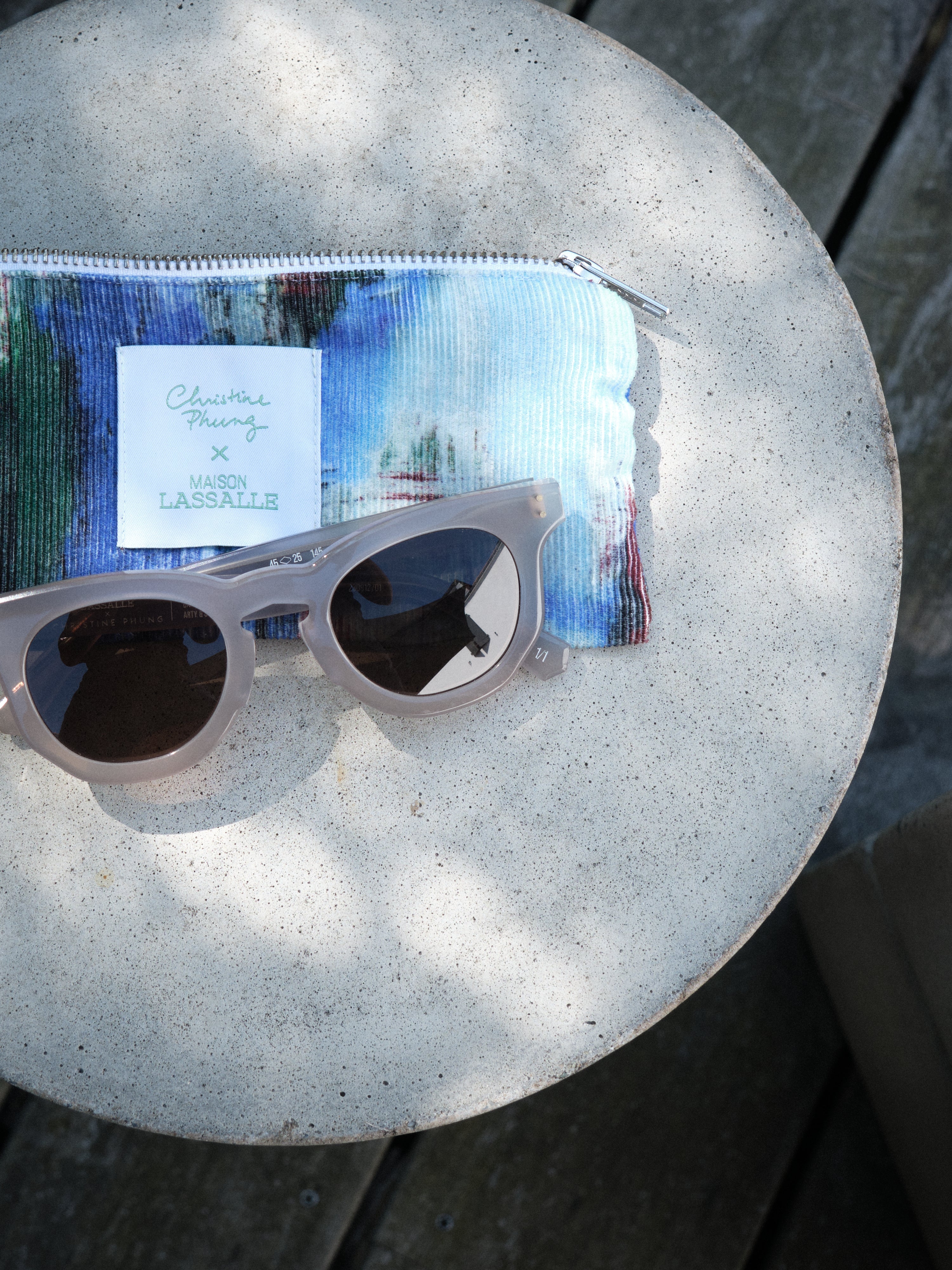 Christine Phung x Maison Lassalle glasses case