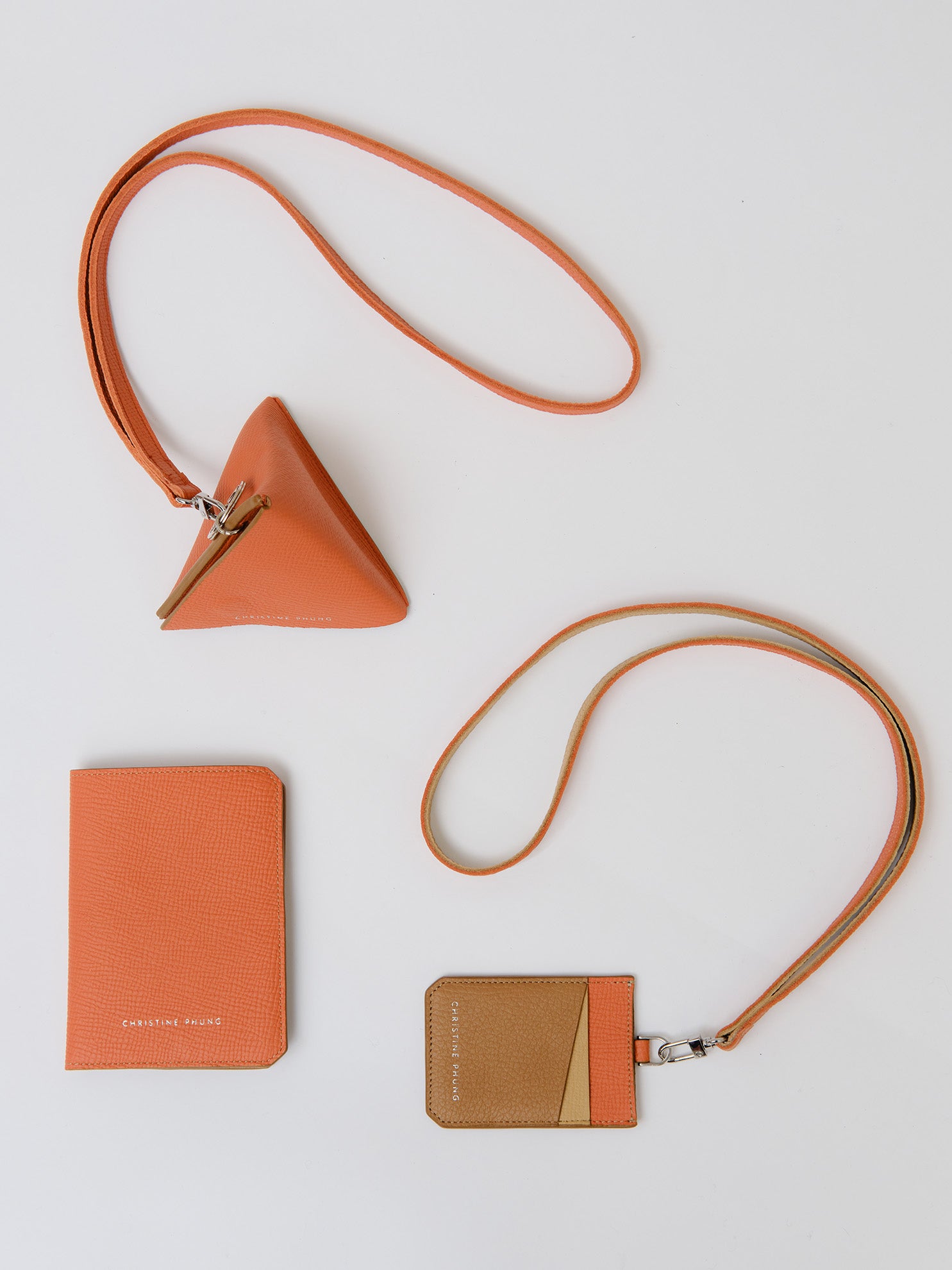 ORANGE PASSPORT HOLDER