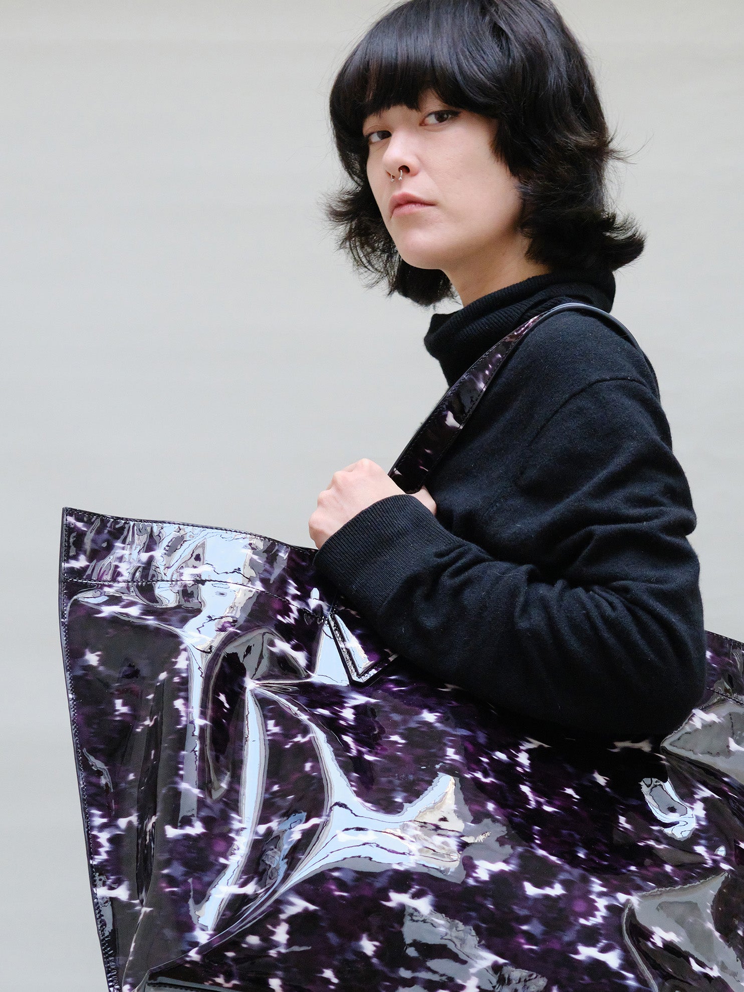 SAC CABAS XL MYRTILLE