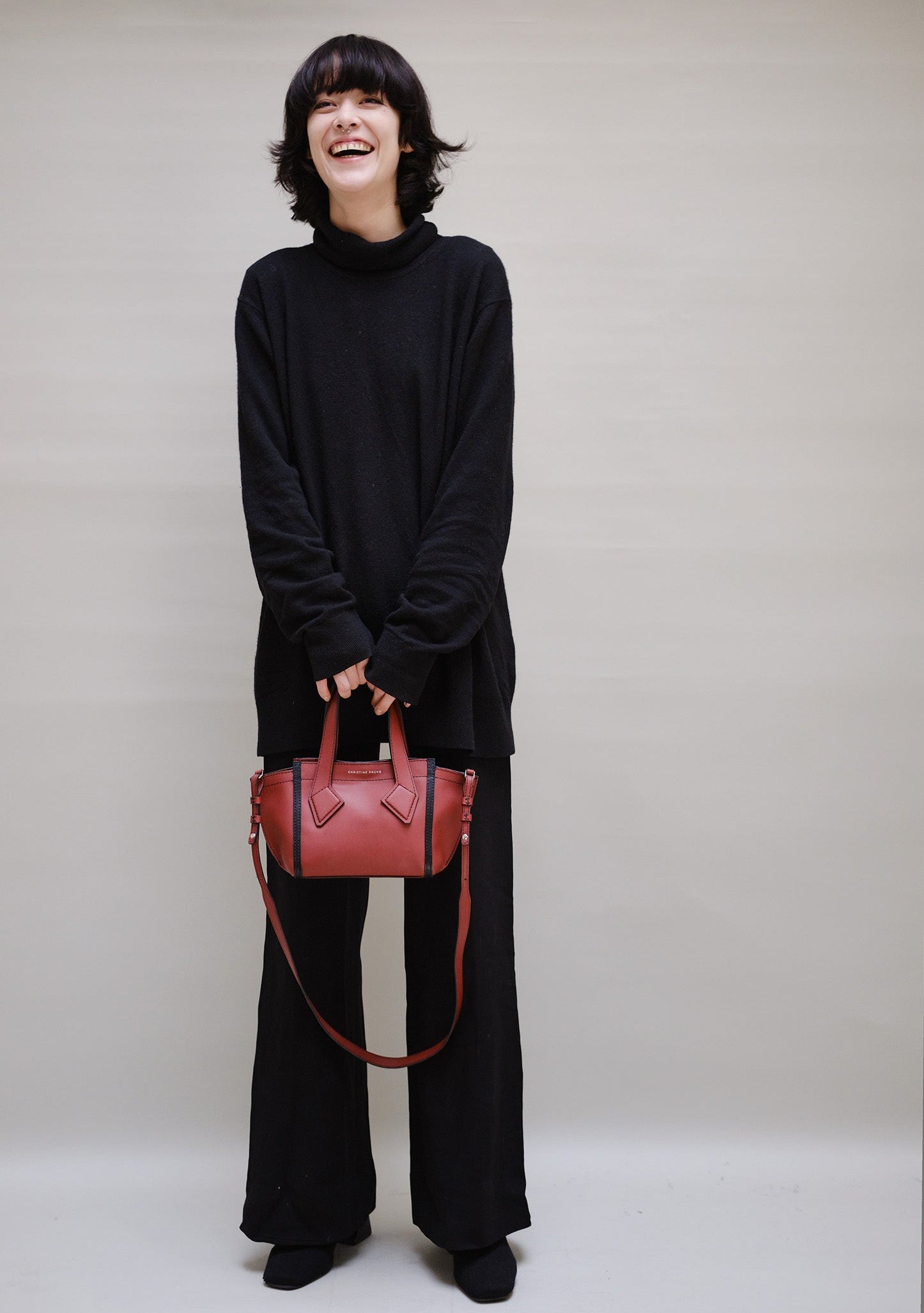 SAC CABAS XS Burgundy - prototype