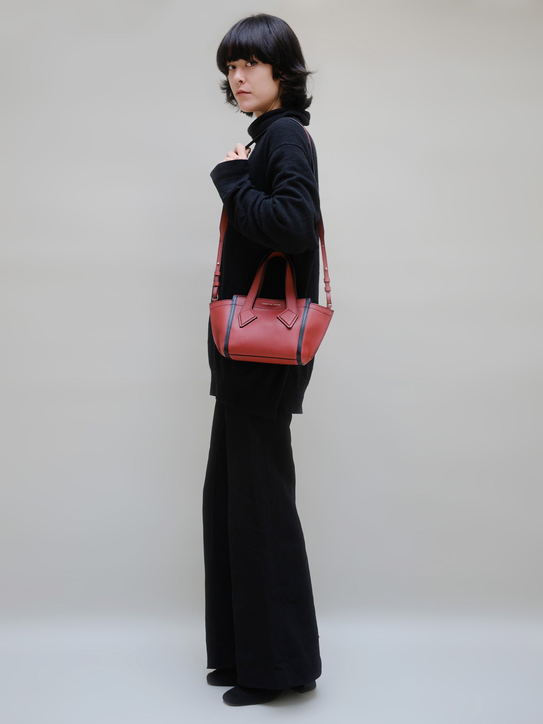 SAC CABAS XS Burgundy - prototype
