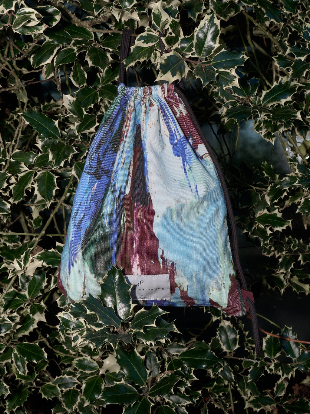 Printed Velvet Pool Bag