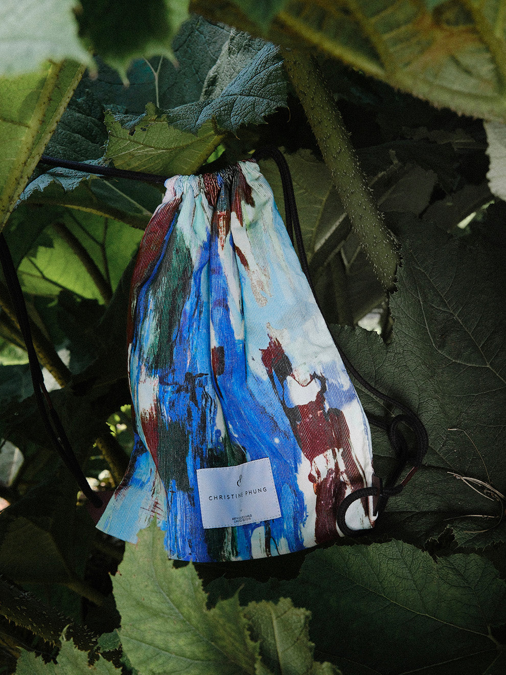 Printed Velvet Pool Bag