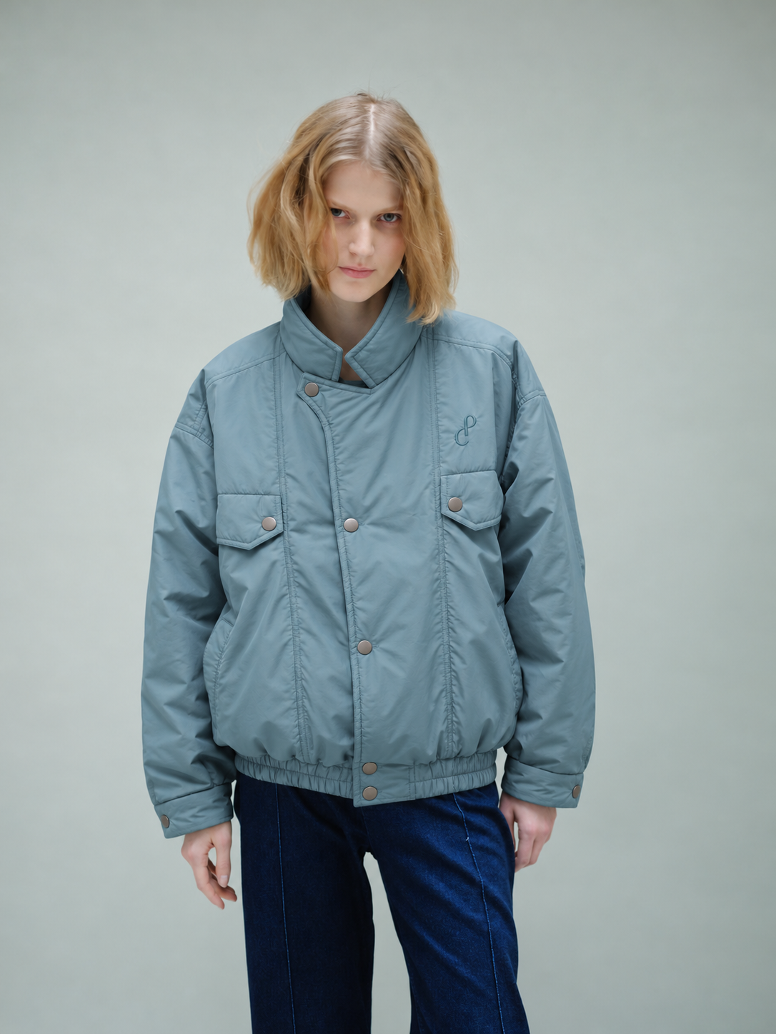 Blouson Bomber Eucalyptus – Veste Designer Unisexe