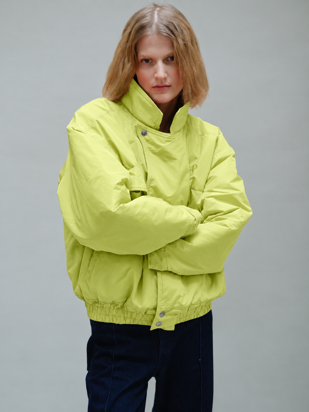 Lime Bomber Jacket – Unisex Designer Jacket