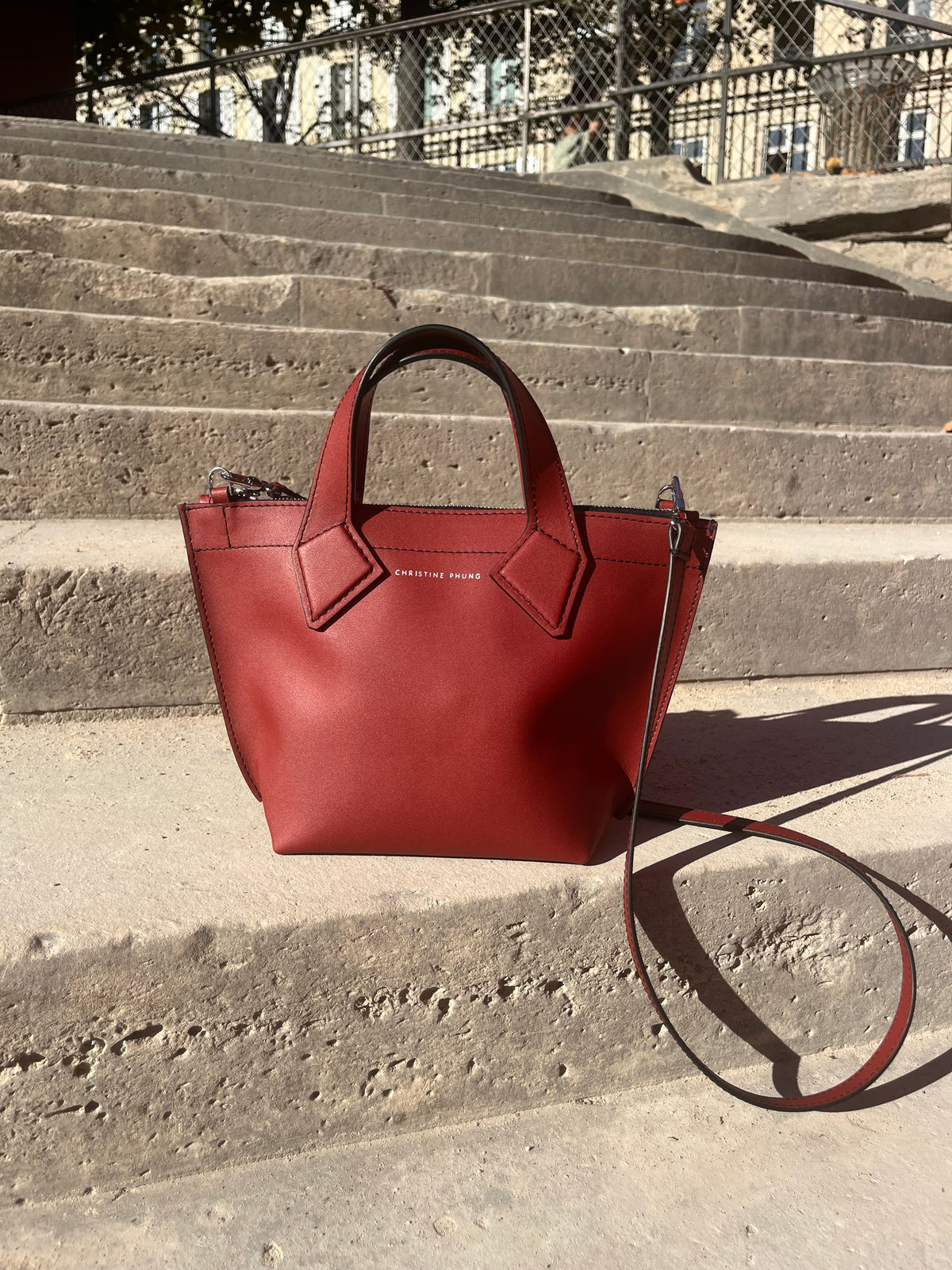 SAC CABAS XS BRIQUE